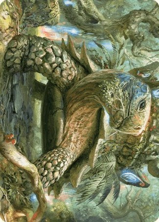 Blossoming Tortoise Art Card [Wilds of Eldraine Art Series] | Jomio and Rueliete's Cards and Comics