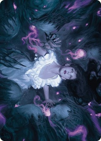 Neva, Stalked by Nightmares Art Card [Wilds of Eldraine Art Series] | Jomio and Rueliete's Cards and Comics