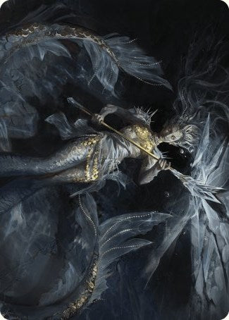 Sharae of Numbing Depths Art Card [Wilds of Eldraine Art Series] | Jomio and Rueliete's Cards and Comics