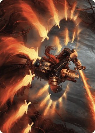 Heartflame Duelist Art Card [Wilds of Eldraine Art Series] | Jomio and Rueliete's Cards and Comics