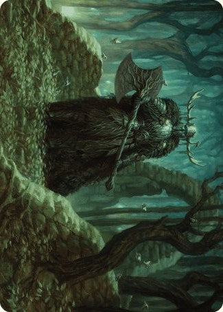 Mosswood Dreadknight Art Card [Wilds of Eldraine Art Series] | Jomio and Rueliete's Cards and Comics