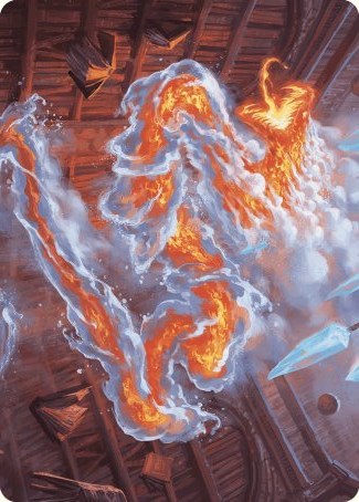 Scalding Viper Art Card [Wilds of Eldraine Art Series] | Jomio and Rueliete's Cards and Comics
