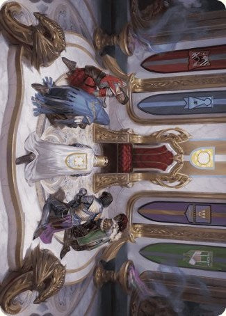 Throne of Eldraine Art Card [Wilds of Eldraine Art Series] | Jomio and Rueliete's Cards and Comics