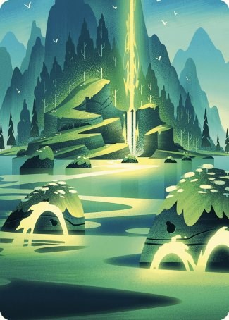 Leyline of Abundance Art Card [Wilds of Eldraine Art Series] | Jomio and Rueliete's Cards and Comics