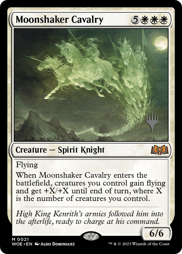 Moonshaker Cavalry (Promo Pack) [Wilds of Eldraine Promos] | Jomio and Rueliete's Cards and Comics