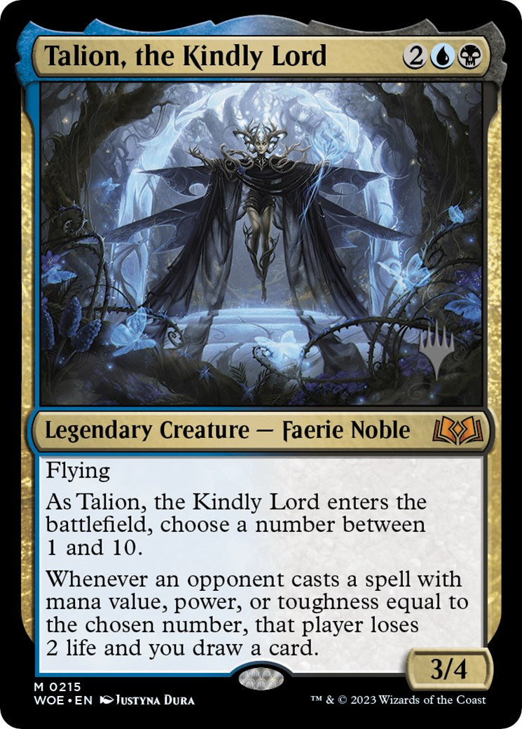 Talion, the Kindly Lord (Promo Pack) [Wilds of Eldraine Promos] | Jomio and Rueliete's Cards and Comics