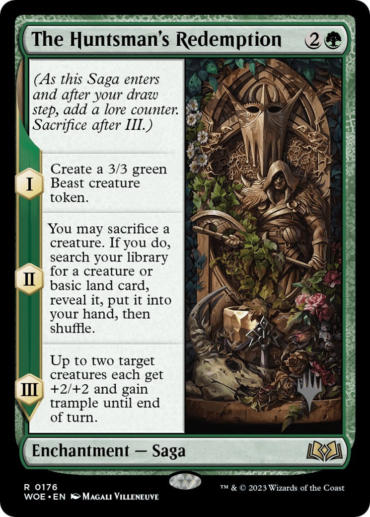 The Huntsman's Redemption (Promo Pack) [Wilds of Eldraine Promos] | Jomio and Rueliete's Cards and Comics