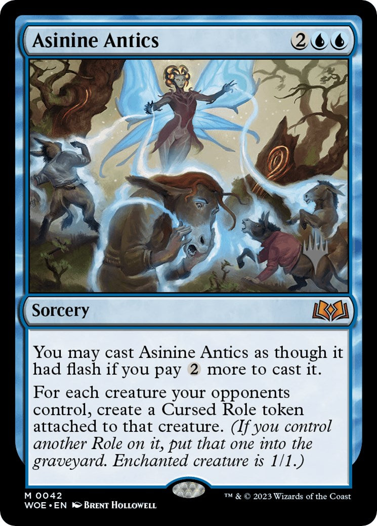 Asinine Antics (Promo Pack) [Wilds of Eldraine Promos] | Jomio and Rueliete's Cards and Comics