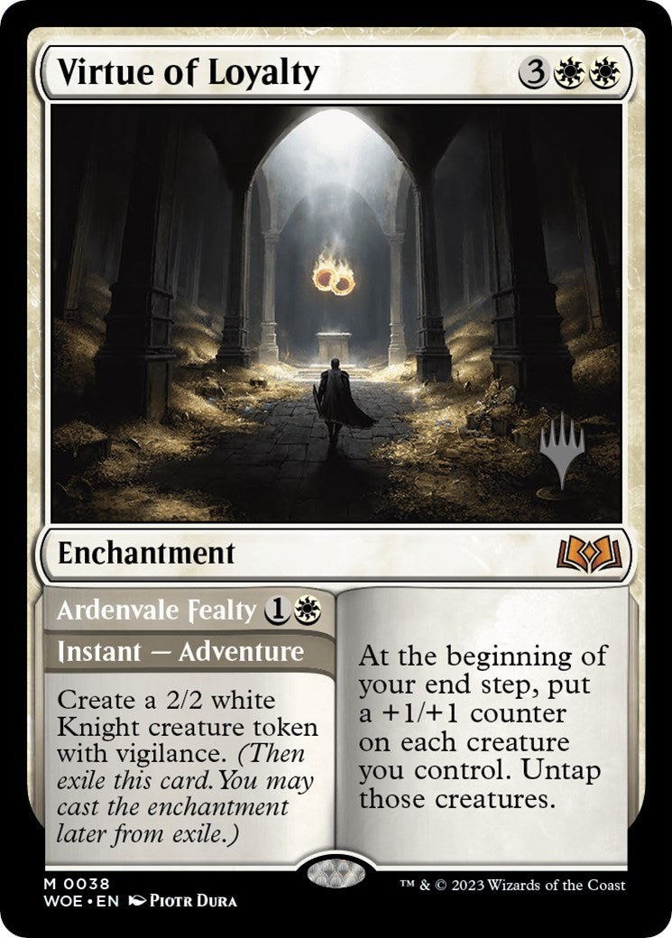 Virtue of Loyalty // Ardenvale Fealty (Promo Pack) [Wilds of Eldraine Promos] | Jomio and Rueliete's Cards and Comics