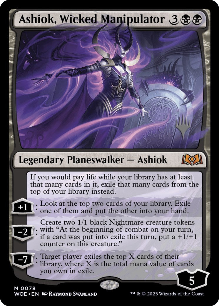 Ashiok, Wicked Manipulator (Promo Pack) [Wilds of Eldraine Promos] | Jomio and Rueliete's Cards and Comics