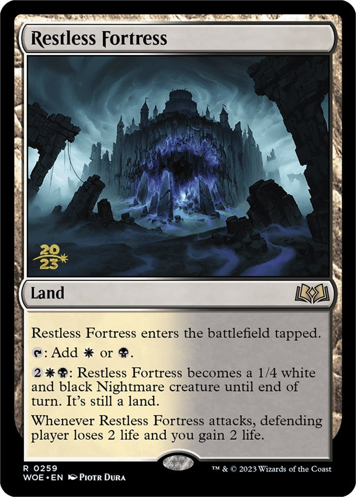 Restless Fortress [Wilds of Eldraine Prerelease Promos] | Jomio and Rueliete's Cards and Comics