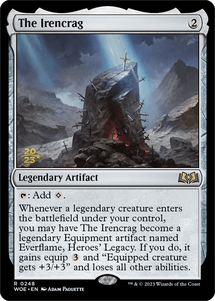 The Irencrag [Wilds of Eldraine Prerelease Promos] | Jomio and Rueliete's Cards and Comics