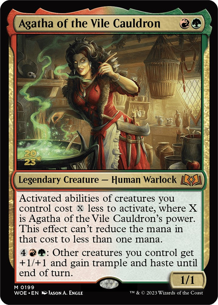Agatha of the Vile Cauldron [Wilds of Eldraine Prerelease Promos] | Jomio and Rueliete's Cards and Comics