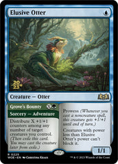 Elusive Otter // Grove's Bounty [Wilds of Eldraine Prerelease Promos] | Jomio and Rueliete's Cards and Comics