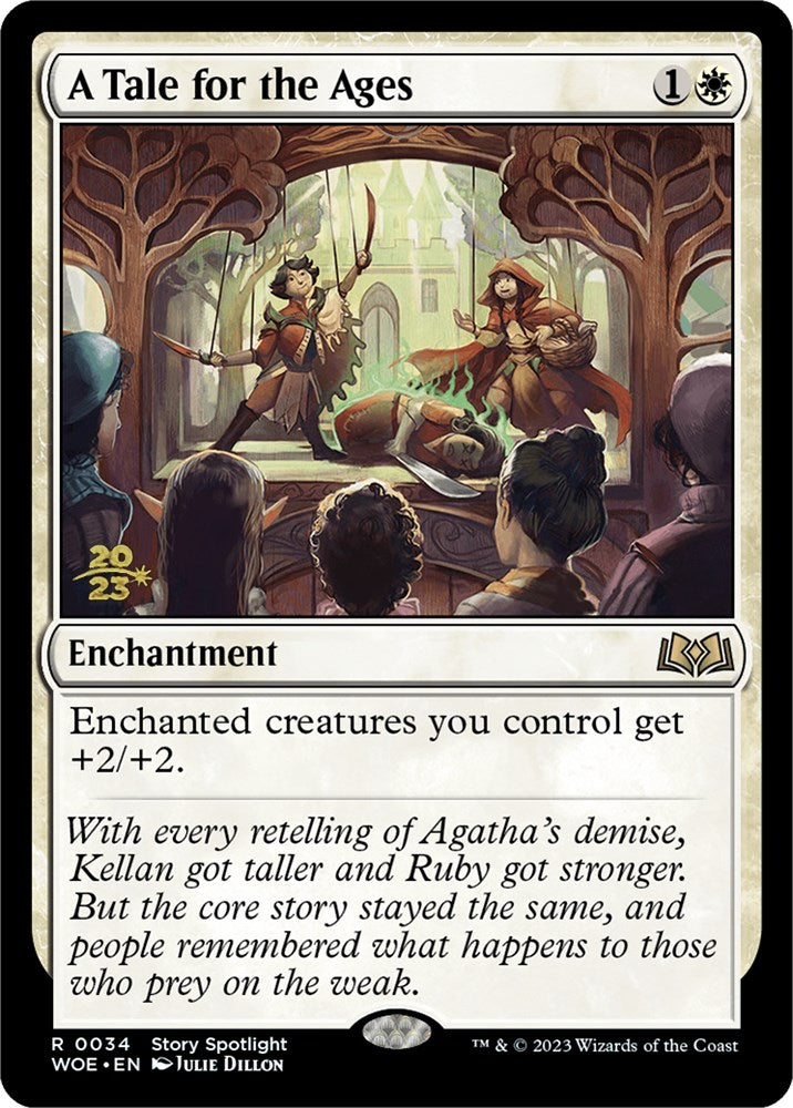 A Tale for the Ages [Wilds of Eldraine Prerelease Promos] | Jomio and Rueliete's Cards and Comics