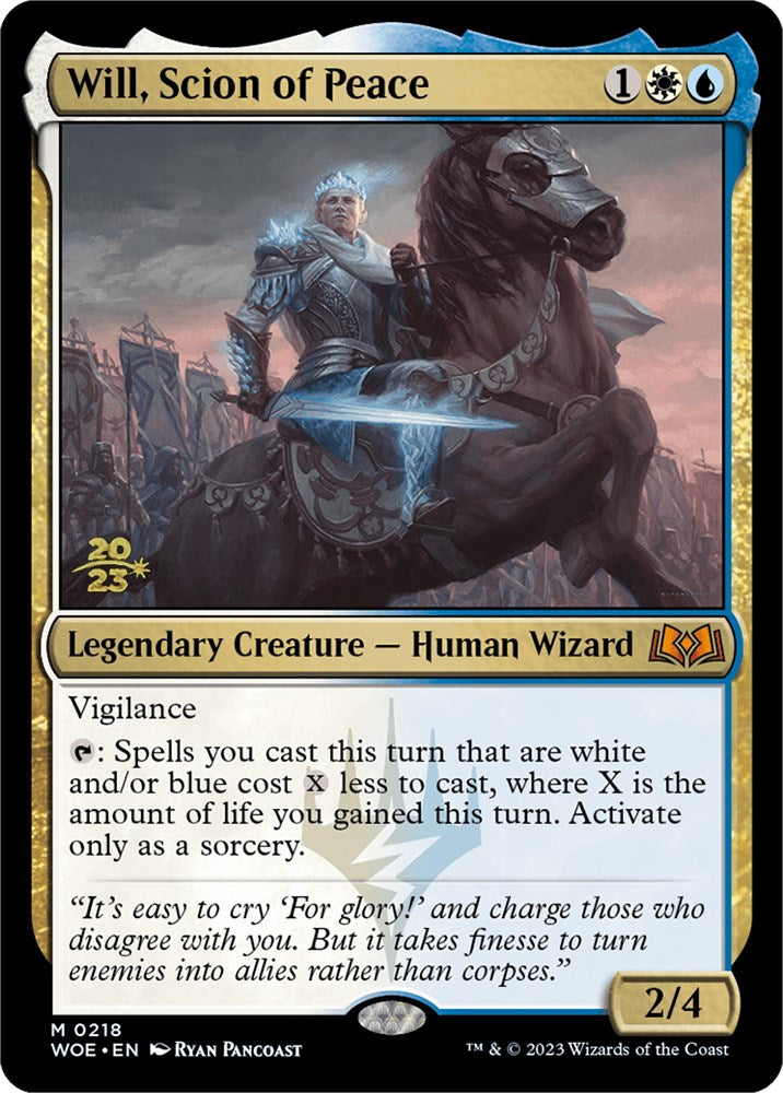 Will, Scion of Peace [Wilds of Eldraine Prerelease Promos] | Jomio and Rueliete's Cards and Comics