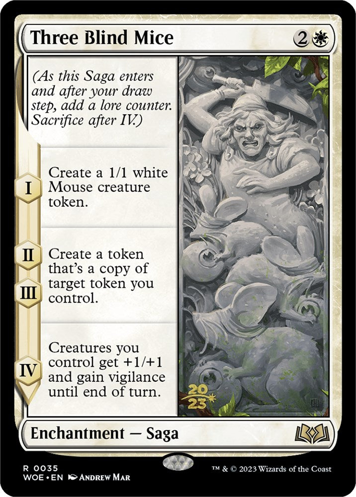 Three Blind Mice [Wilds of Eldraine Prerelease Promos] | Jomio and Rueliete's Cards and Comics