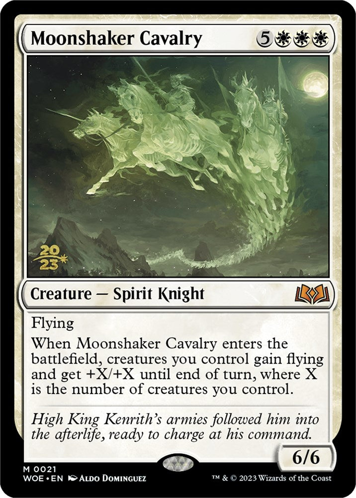 Moonshaker Cavalry [Wilds of Eldraine Prerelease Promos] | Jomio and Rueliete's Cards and Comics