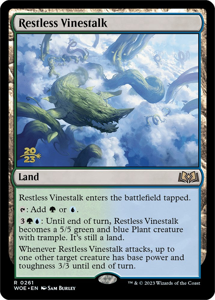 Restless Vinestalk [Wilds of Eldraine Prerelease Promos] | Jomio and Rueliete's Cards and Comics