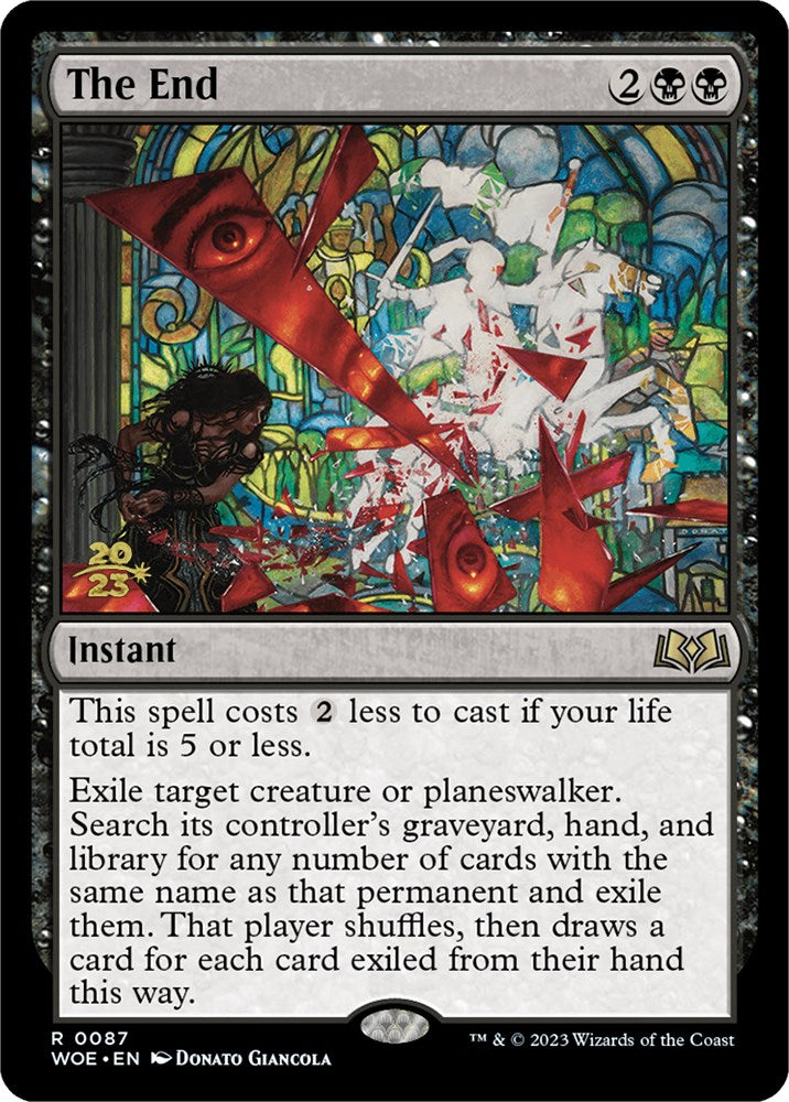 The End [Wilds of Eldraine Prerelease Promos] | Jomio and Rueliete's Cards and Comics