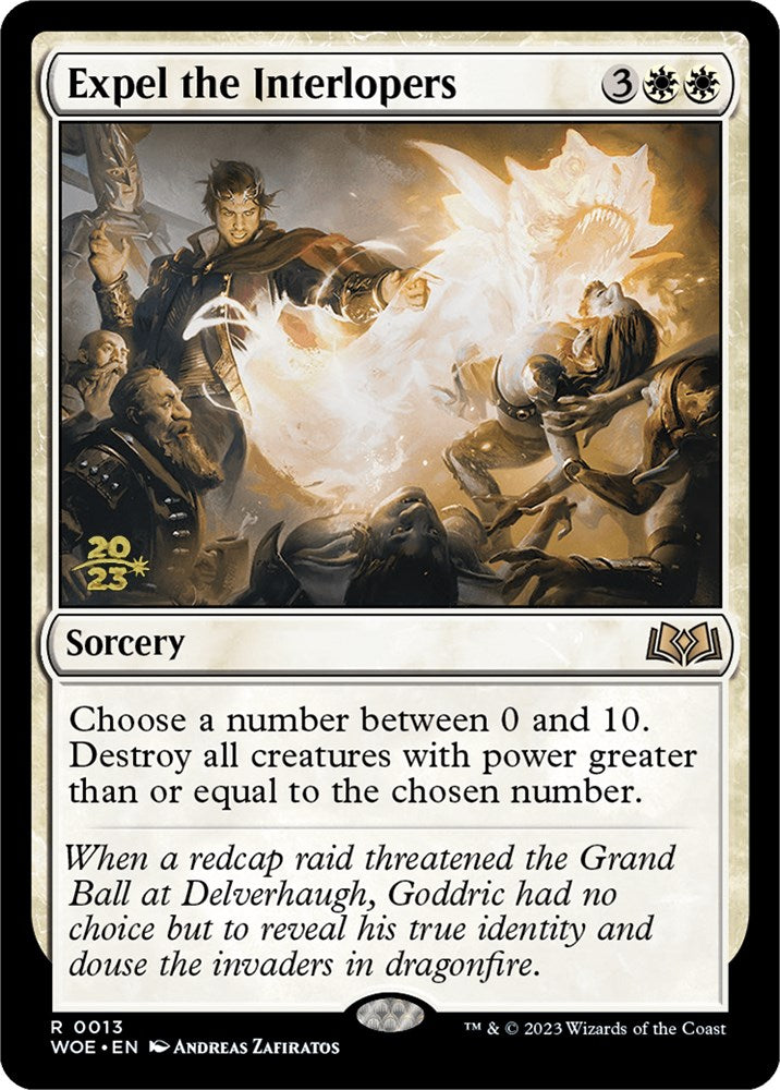 Expel the Interlopers [Wilds of Eldraine Prerelease Promos] | Jomio and Rueliete's Cards and Comics