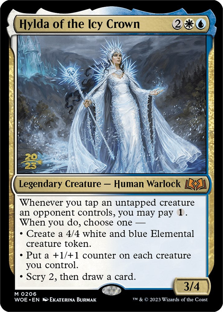 Hylda of the Icy Crown [Wilds of Eldraine Prerelease Promos] | Jomio and Rueliete's Cards and Comics