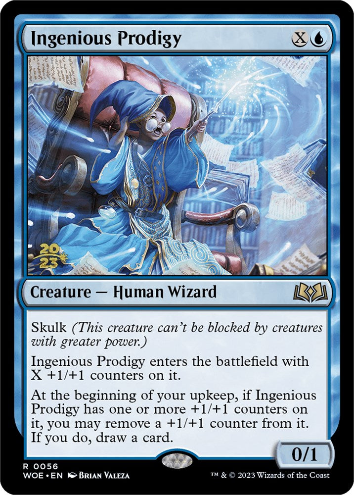 Ingenious Prodigy [Wilds of Eldraine Prerelease Promos] | Jomio and Rueliete's Cards and Comics