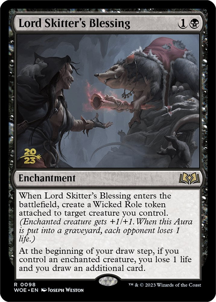 Lord Skitter's Blessing [Wilds of Eldraine Prerelease Promos] | Jomio and Rueliete's Cards and Comics