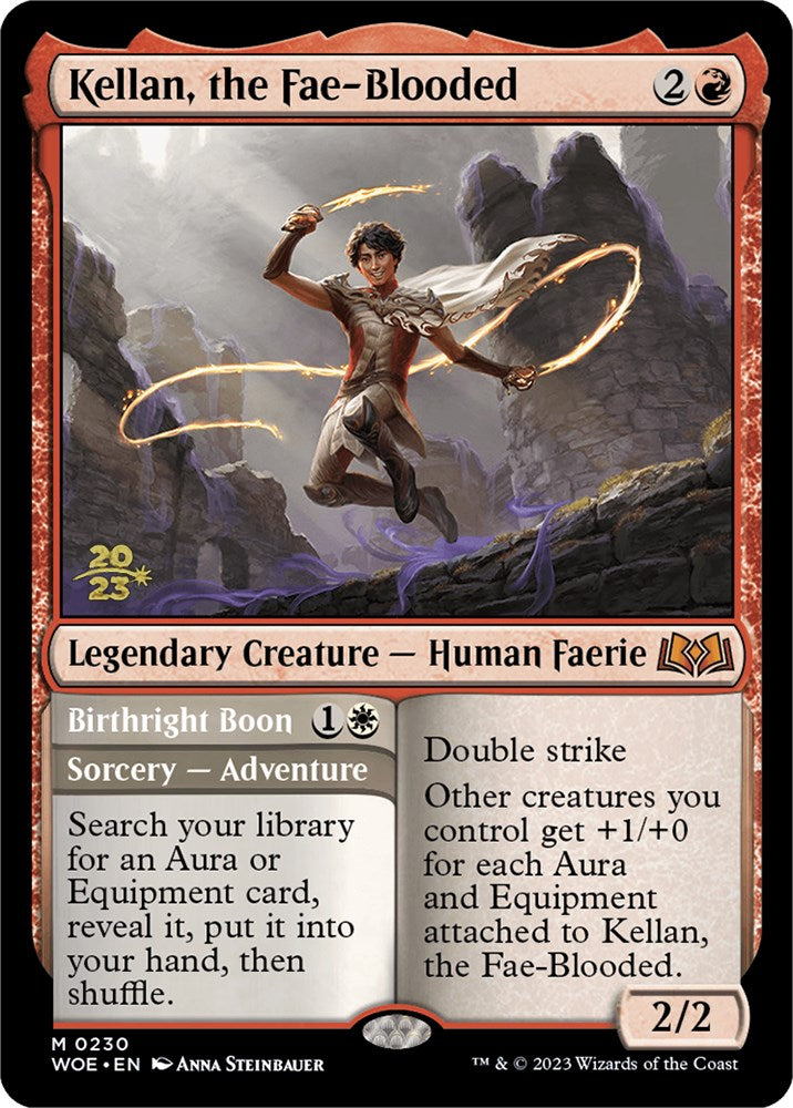 Kellan, the Fae-Blooded [Wilds of Eldraine Prerelease Promos] | Jomio and Rueliete's Cards and Comics