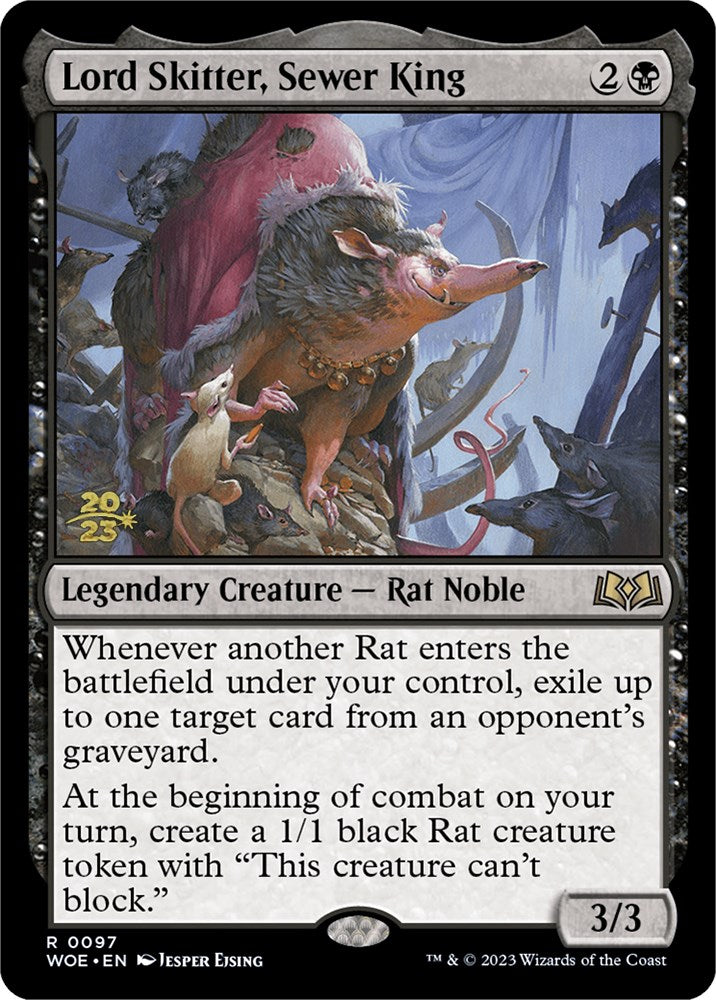 Lord Skitter, Sewer King [Wilds of Eldraine Prerelease Promos] | Jomio and Rueliete's Cards and Comics
