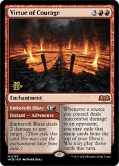 Virtue of Courage // Embereth Blaze [Wilds of Eldraine Prerelease Promos] | Jomio and Rueliete's Cards and Comics