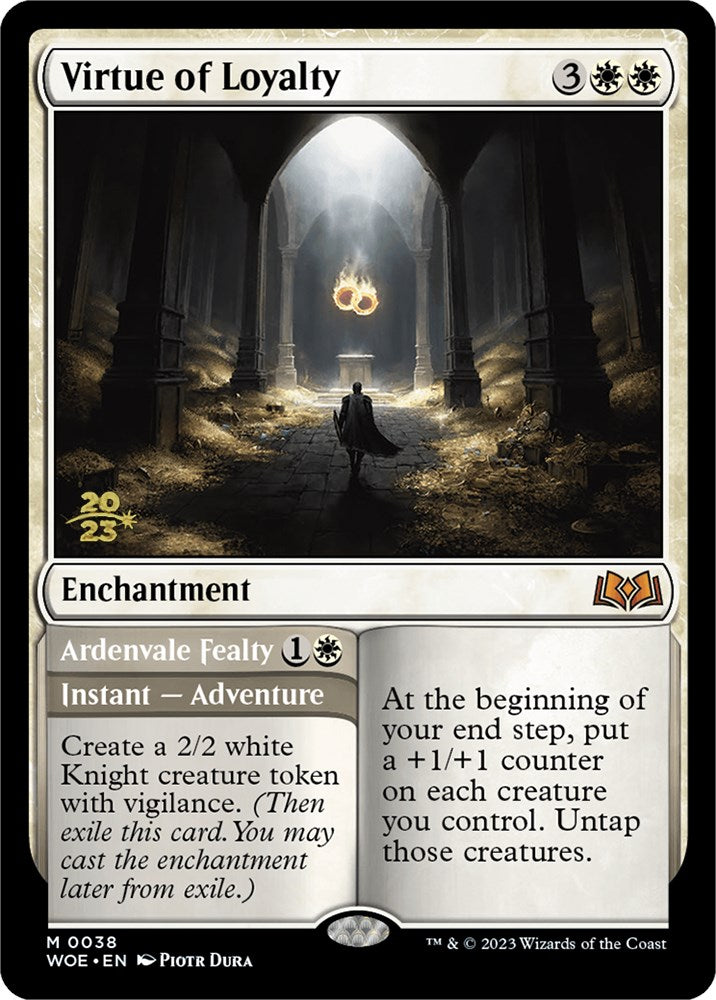 Virtue of Loyalty // Ardenvale Fealty (Promo Pack) [Wilds of Eldraine Promos] | Jomio and Rueliete's Cards and Comics