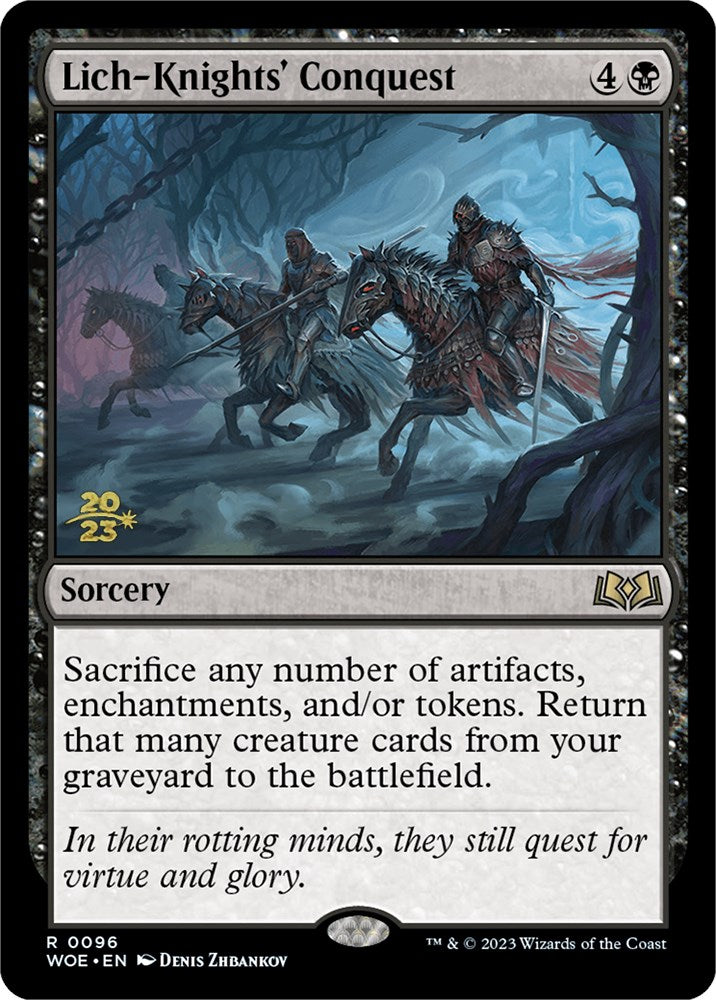 Lich-Knights' Conquest [Wilds of Eldraine Prerelease Promos] | Jomio and Rueliete's Cards and Comics