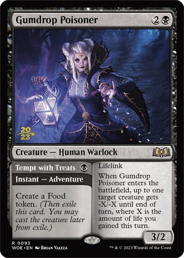 Gumdrop Poisoner // Tempt with Treats [Wilds of Eldraine Prerelease Promos] | Jomio and Rueliete's Cards and Comics