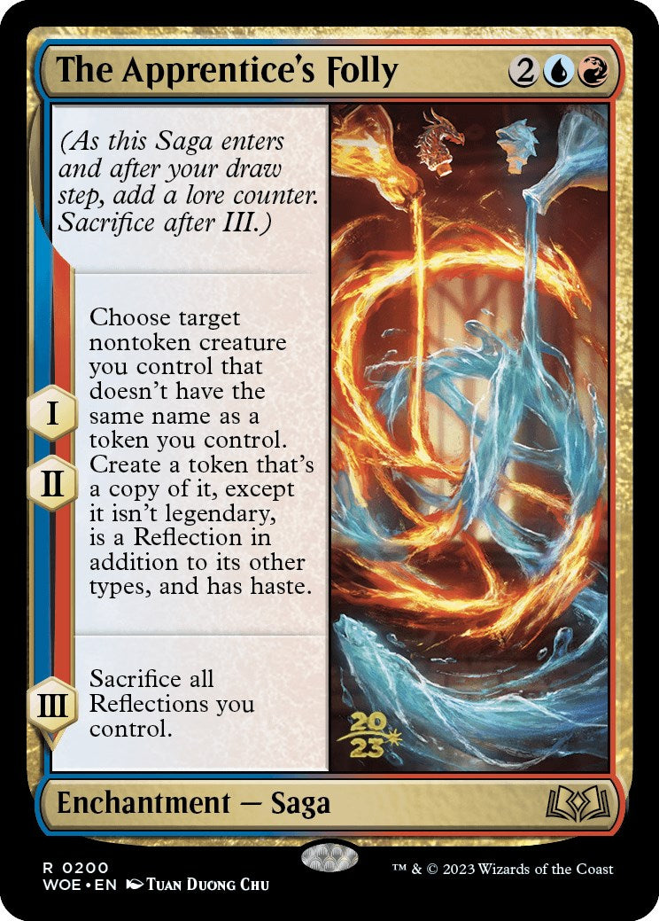 The Apprentice's Folly [Wilds of Eldraine Prerelease Promos] | Jomio and Rueliete's Cards and Comics