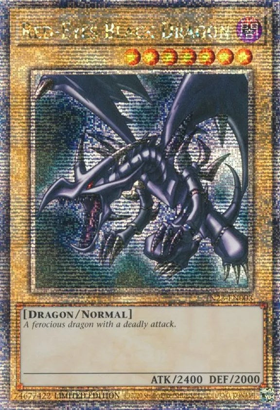 Red-Eyes Black Dragon [TN23-EN003] Quarter Century Secret Rare | Jomio and Rueliete's Cards and Comics