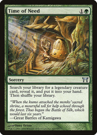 Time of Need [Champions of Kamigawa] | Jomio and Rueliete's Cards and Comics
