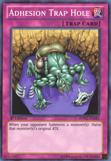 Adhesion Trap Hole [BPW2-EN083] Super Rare | Jomio and Rueliete's Cards and Comics