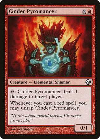 Cinder Pyromancer [Duels of the Planeswalkers] | Jomio and Rueliete's Cards and Comics