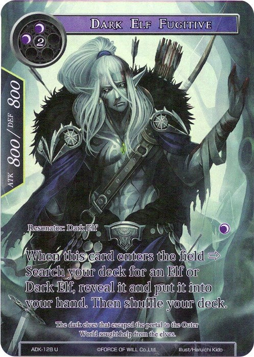 Dark Elf Fugitive (Full Art) (ADK-128) [Advent of the Demon King] | Jomio and Rueliete's Cards and Comics