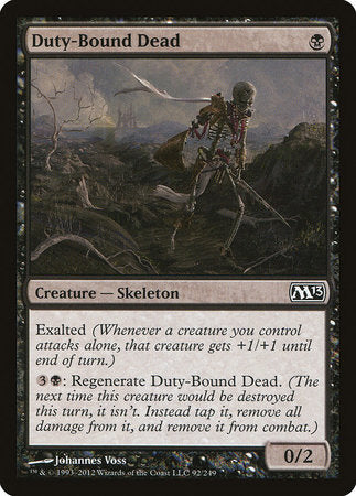 Duty-Bound Dead [Magic 2013] | Jomio and Rueliete's Cards and Comics