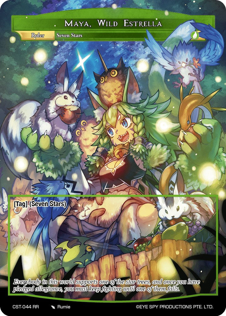 Maya, Wild Estrella (CST-044 RR) [Clash of the Star Trees] | Jomio and Rueliete's Cards and Comics