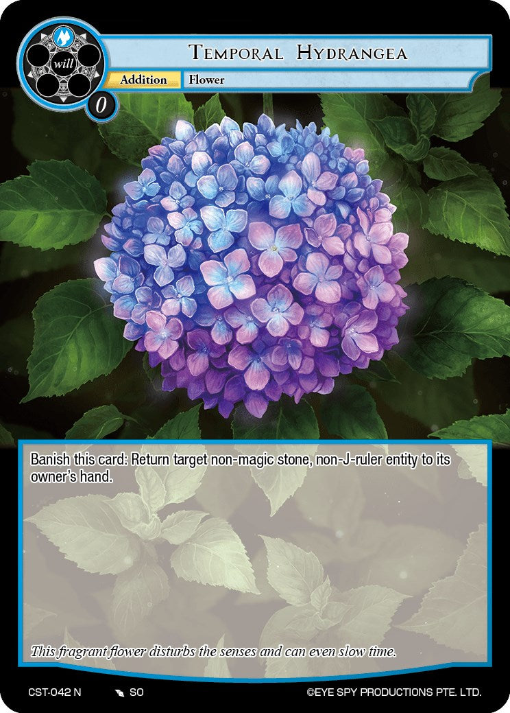 Temporal Hydrangea (CST-042 N) [Clash of the Star Trees] | Jomio and Rueliete's Cards and Comics