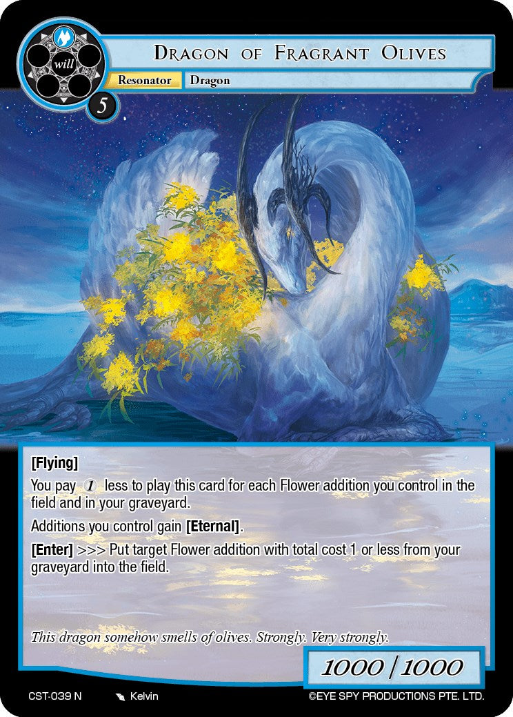 Dragon of Fragrant Olives (CST-039 N) [Clash of the Star Trees] | Jomio and Rueliete's Cards and Comics