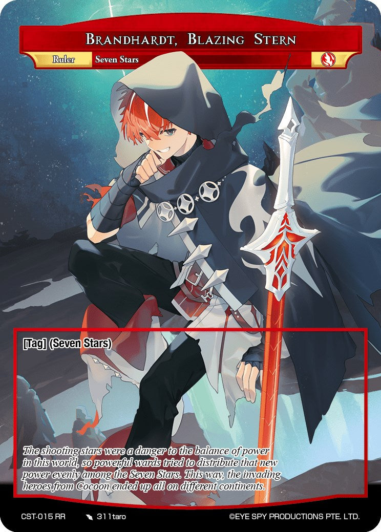 Brandhardt, Blazing Stern (CST-015 RR) [Clash of the Star Trees] | Jomio and Rueliete's Cards and Comics