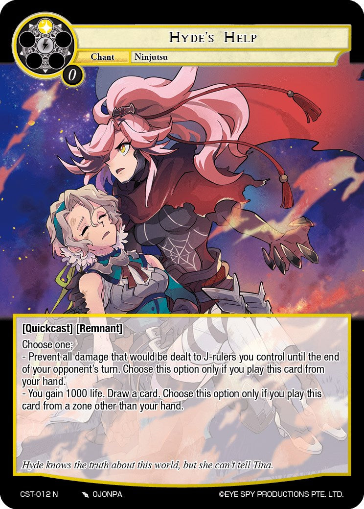 Hyde's Help (CST-012 N) [Clash of the Star Trees] | Jomio and Rueliete's Cards and Comics