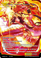 Arcana: Guardian of the Temple // Arcana: Oracle of Sparkling Fire (ABC-001 JR) [Arcana Battle Colosseum] | Jomio and Rueliete's Cards and Comics