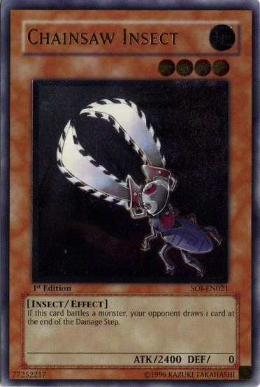 Chainsaw Insect (UTR) [SOI-EN021] Ultimate Rare | Jomio and Rueliete's Cards and Comics