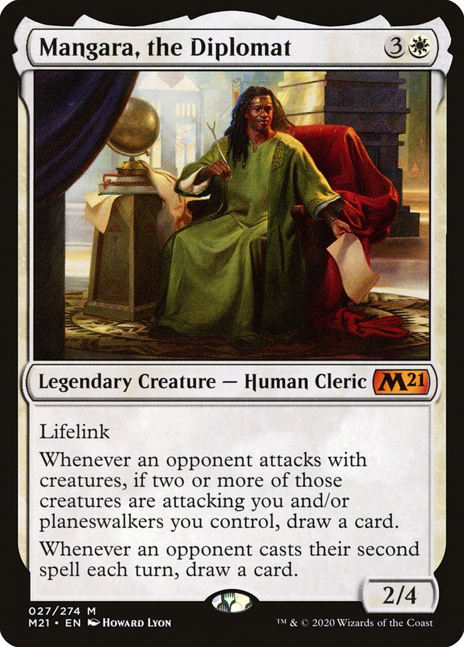 Mangara, the Diplomat [Core Set 2021] | Jomio and Rueliete's Cards and Comics