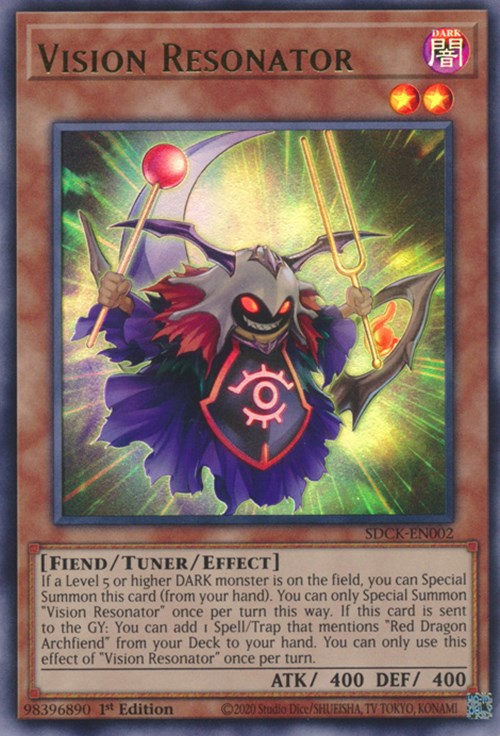 Vision Resonator [SDCK-EN002] Ultra Rare | Jomio and Rueliete's Cards and Comics